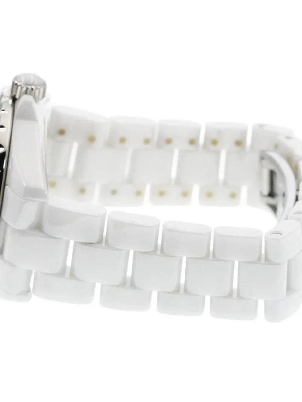 CHANEL J12 H0970 White ceramic date white Dial Automatic Men's Watch_968253